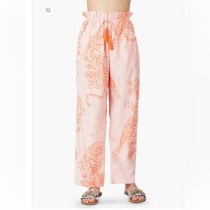 APRICOT WASH TIGER TROUSER. NWOT